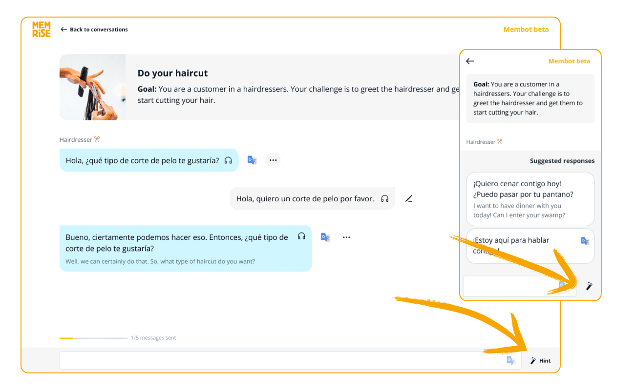 Memrise conversational language tutor